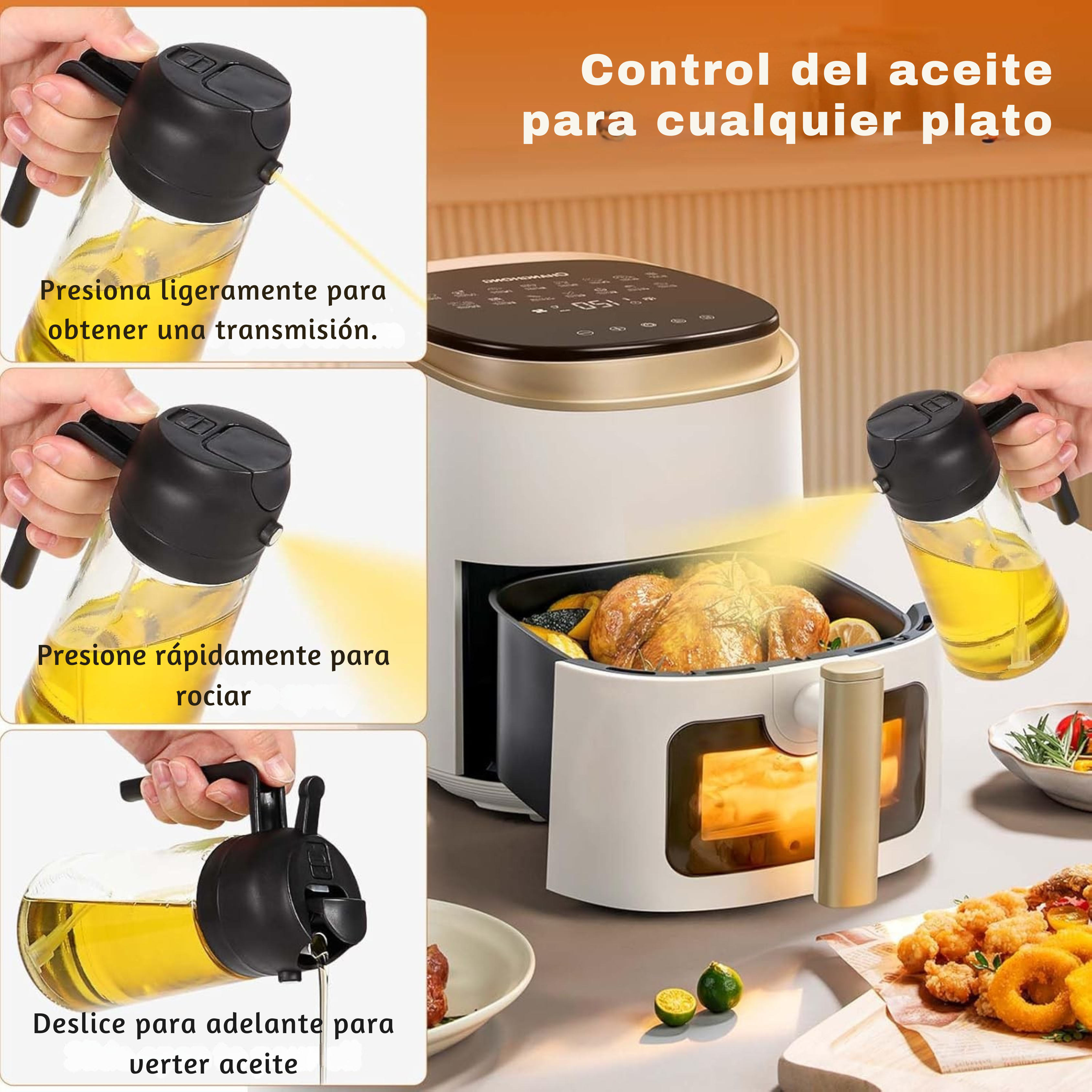 Pulverizador de aceite 2 en 1 Spray